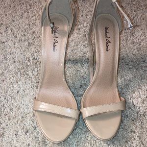 Tan sandal heels